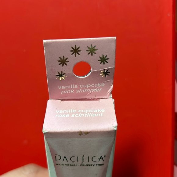 BNIB Pacifica Vegan Collagen Complex Lip Balm in “vanilla cupcake pink shimmer” - Picture 2 of 5